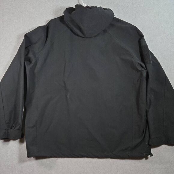 Zero Foxtrot Jacket Mens XXL Hooded Windbreaker Polyester Skull Military - Picture 9 of 12